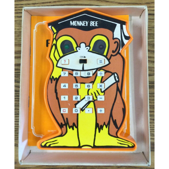 Radio Shack Electronic Monkey-See Fun & Game Math Book Learning Toy Tested Works - Picture 1 of 16